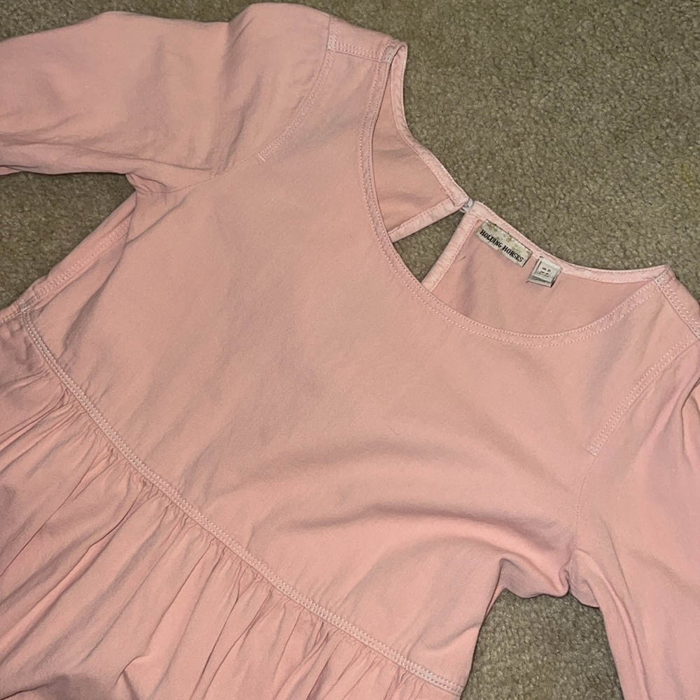 🐎 Anthro Holding Horses Pink Ombré Dress 🐎 - Picture 3 of 5